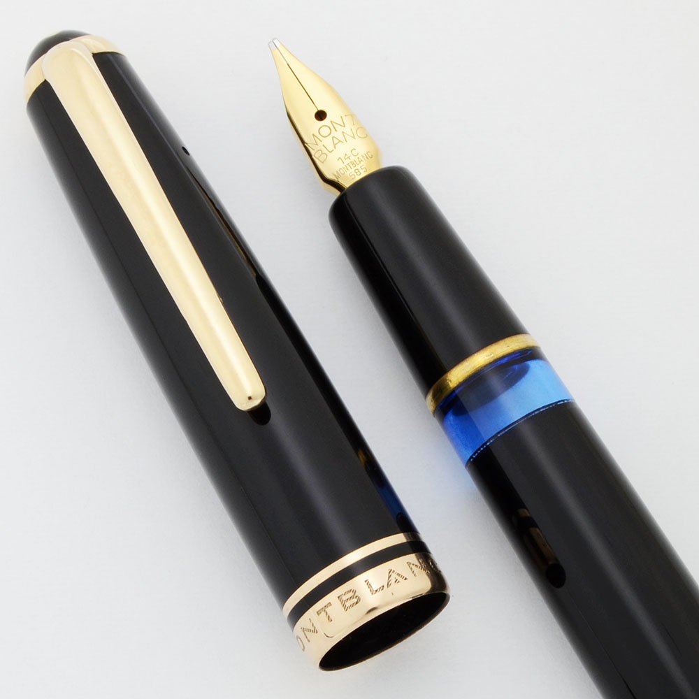 Montblanc 252 Fountain Pen (1950s) - Basic Black, 14k Crisp